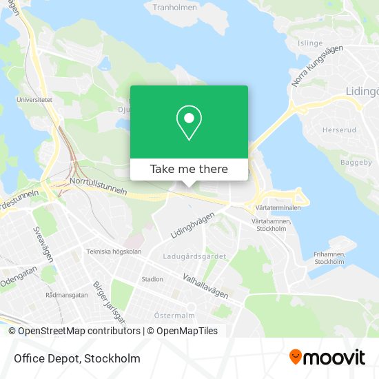 Office Depot map