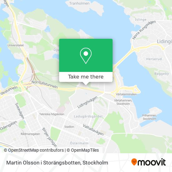 Martin Olsson i Storängsbotten map