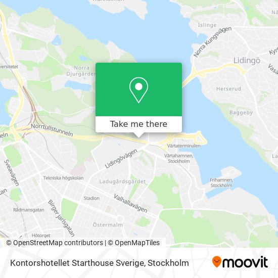 Kontorshotellet Starthouse Sverige map