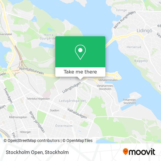 Stockholm Open map