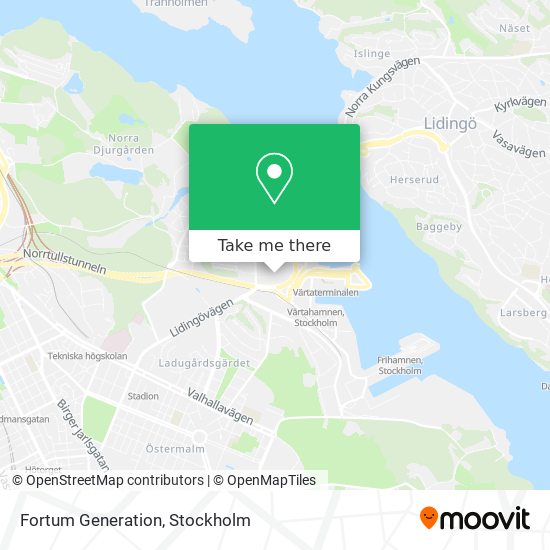 Fortum Generation map