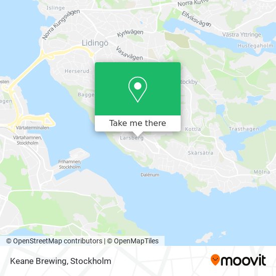 Keane Brewing map