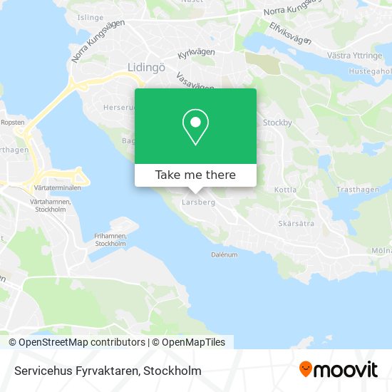 Servicehus Fyrvaktaren map