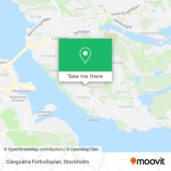 Gångsätra Fotbollsplan map