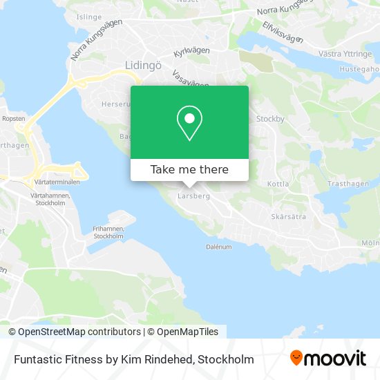 Funtastic Fitness by Kim Rindehed map