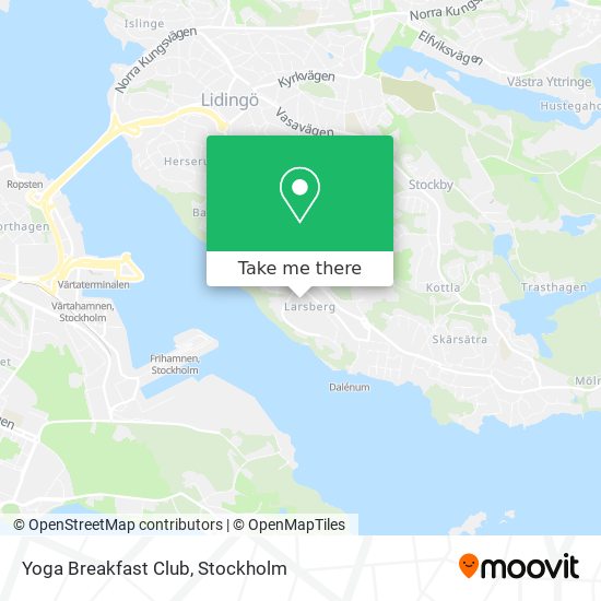 Yoga Breakfast Club map