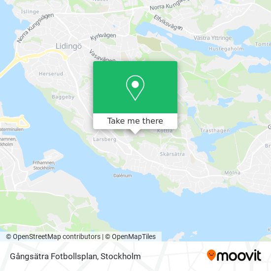 Gångsätra Fotbollsplan map