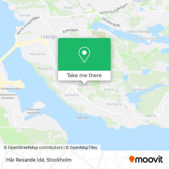 Hår Resande Idé map