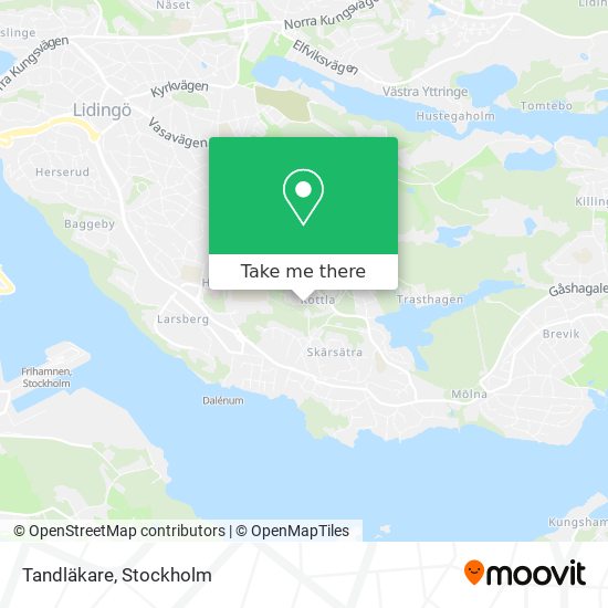 Tandläkare map