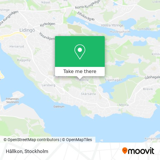 Hållkon map