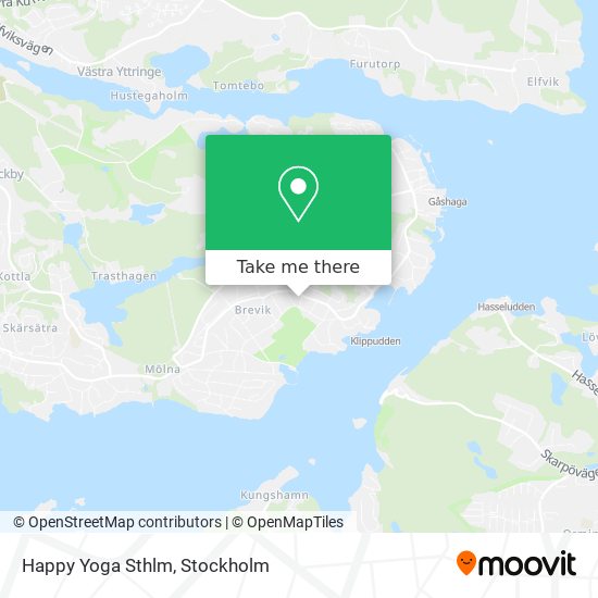 Happy Yoga Sthlm map