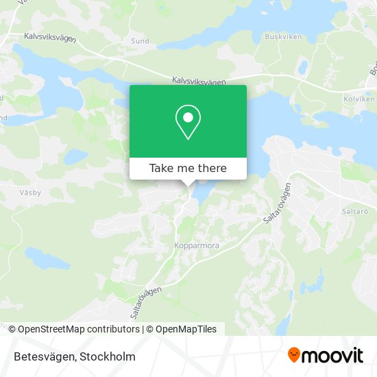 Betesvägen map