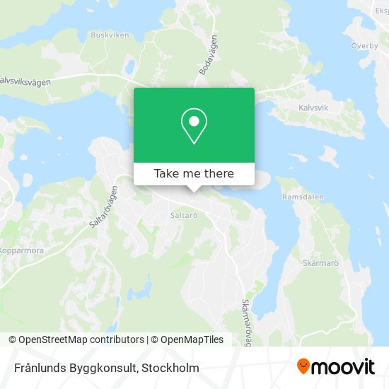 Frånlunds Byggkonsult map