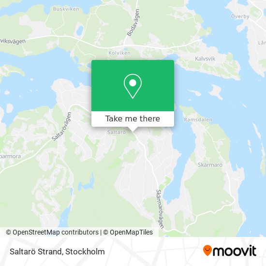 Saltarö Strand map