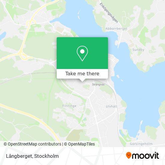 Långberget map