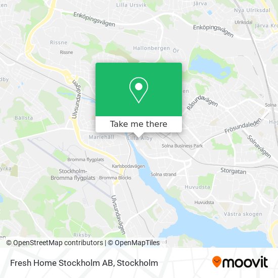 Fresh Home Stockholm AB map