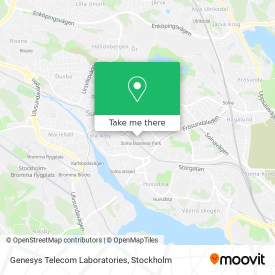 Genesys Telecom Laboratories map