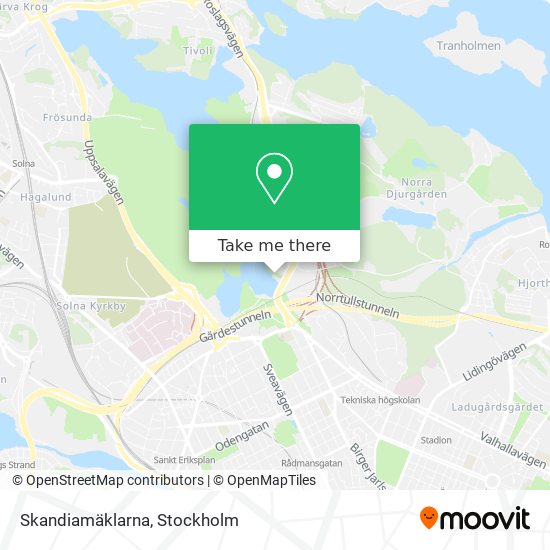 Skandiamäklarna map