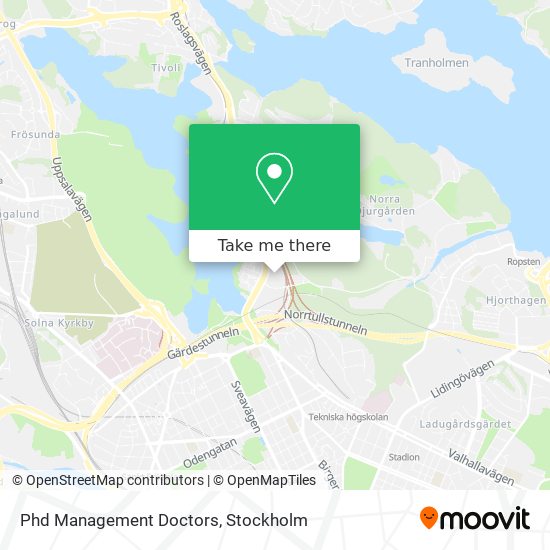 Phd Management Doctors map