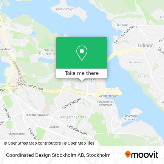 Coordinated Design Stockholm AB map