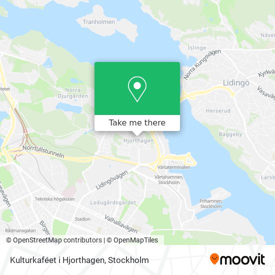 Kulturkaféet i Hjorthagen map