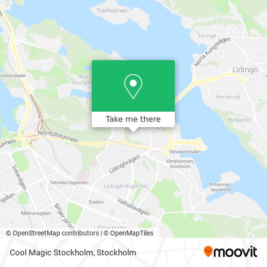 Cool Magic Stockholm map