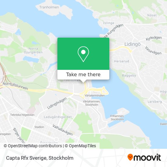 Capta Rfx Sverige map