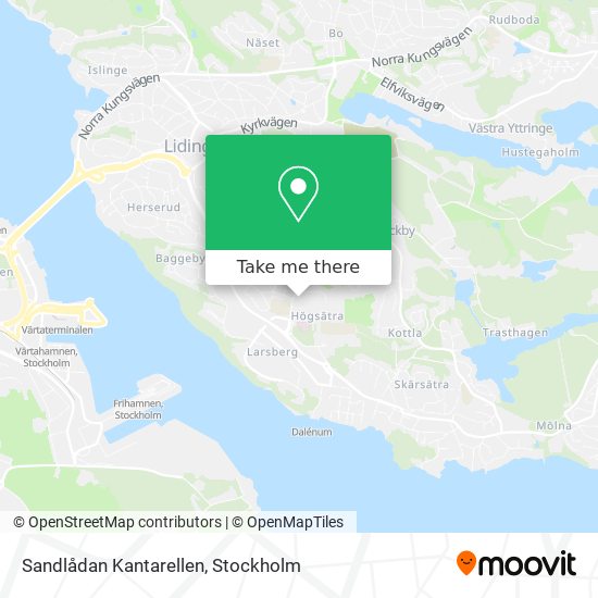 Sandlådan Kantarellen map