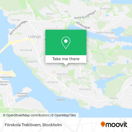 Förskola Treklövern map