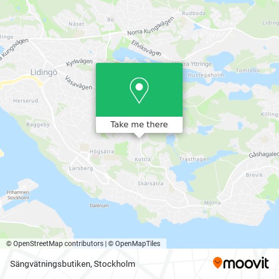 Sängvätningsbutiken map