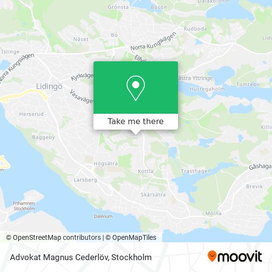 Advokat Magnus Cederlöv map