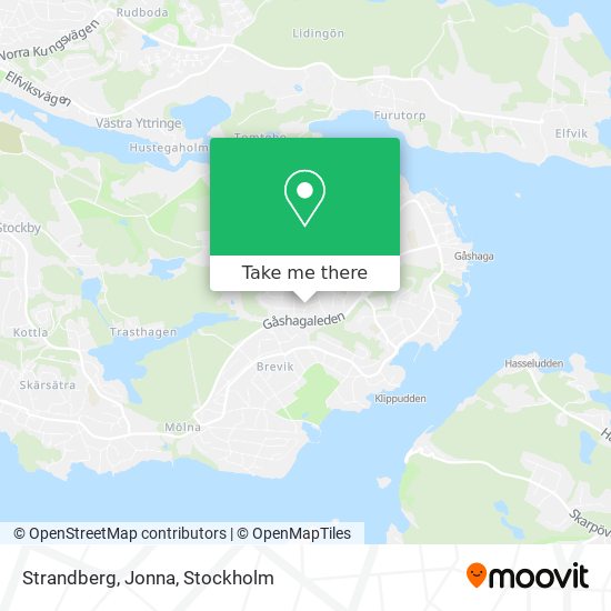 Strandberg, Jonna map