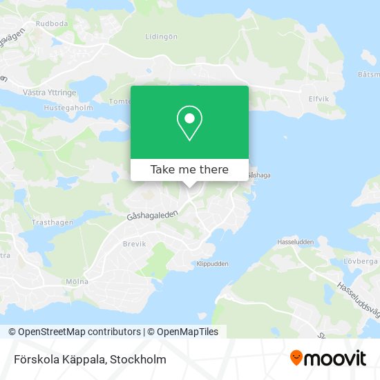 Förskola Käppala map