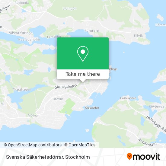 Svenska Säkerhetsdörrar map