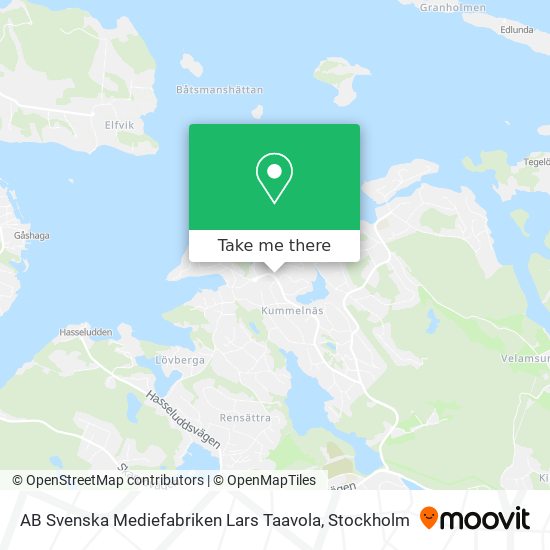 AB Svenska Mediefabriken Lars Taavola map