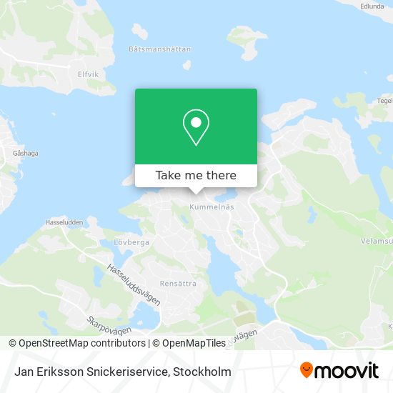 Jan Eriksson Snickeriservice map