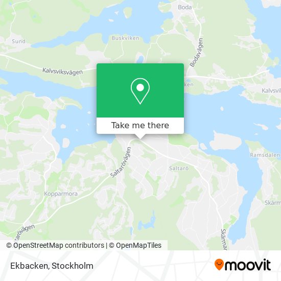 Ekbacken map