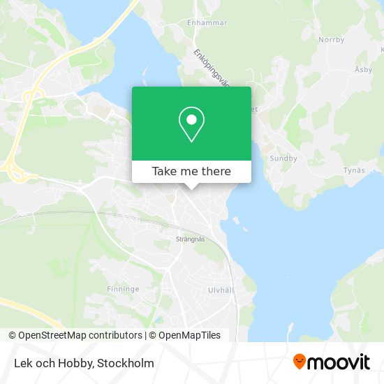 Lek och Hobby map