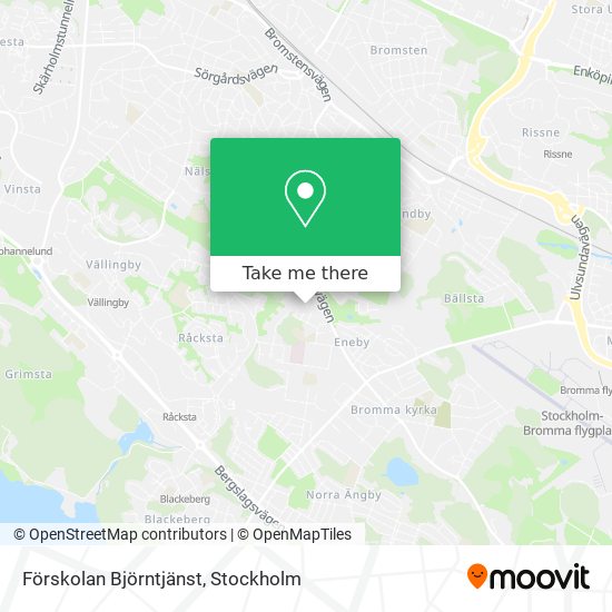 Förskolan Björntjänst map