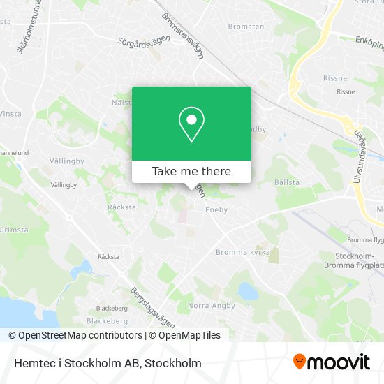 Hemtec i Stockholm AB map