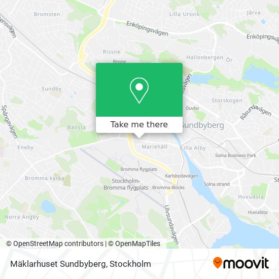 Mäklarhuset Sundbyberg map