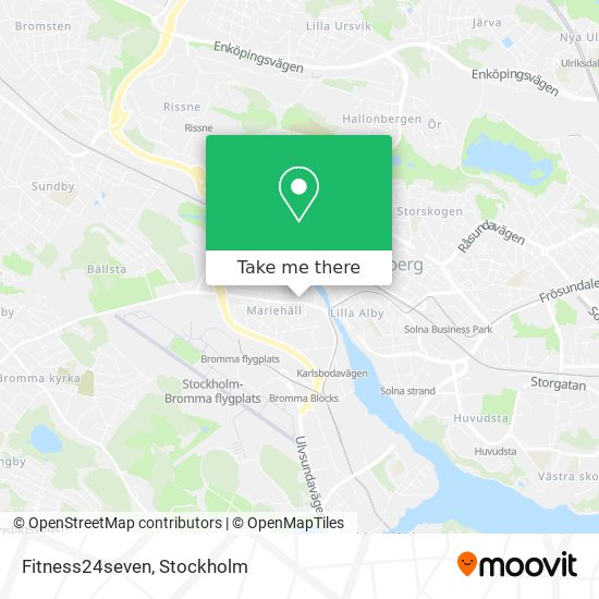 Fitness24seven map