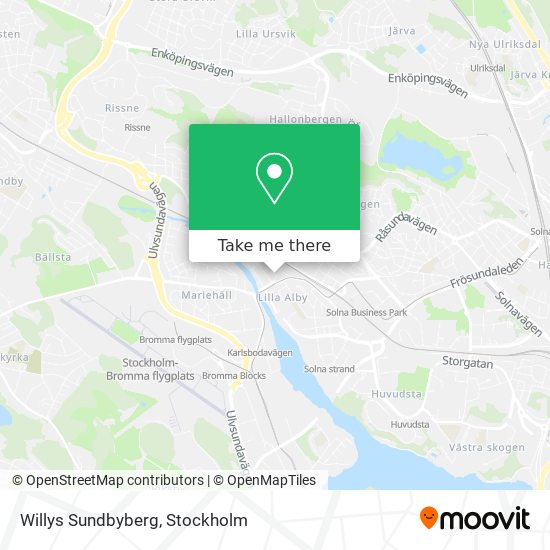 Willys Sundbyberg map