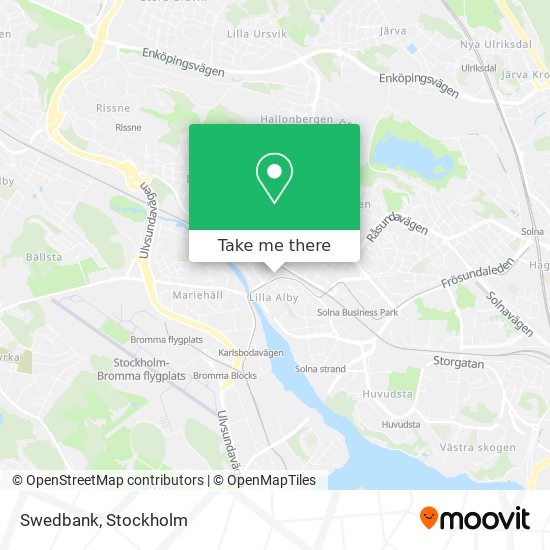 Swedbank map