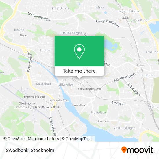 Swedbank map