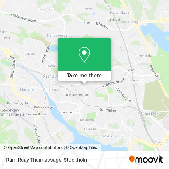 Ram Ruay Thaimassage map