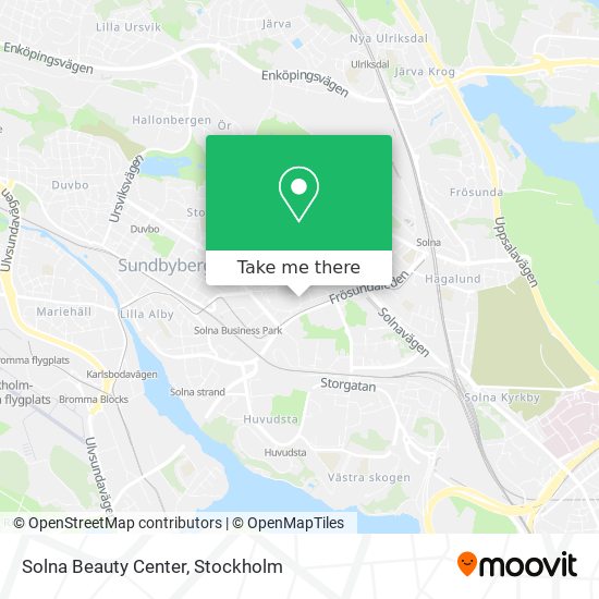 Solna Beauty Center map