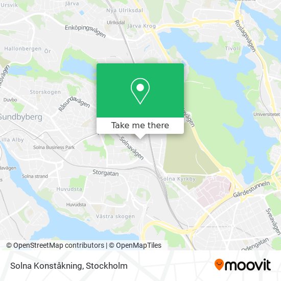 Solna Konståkning map