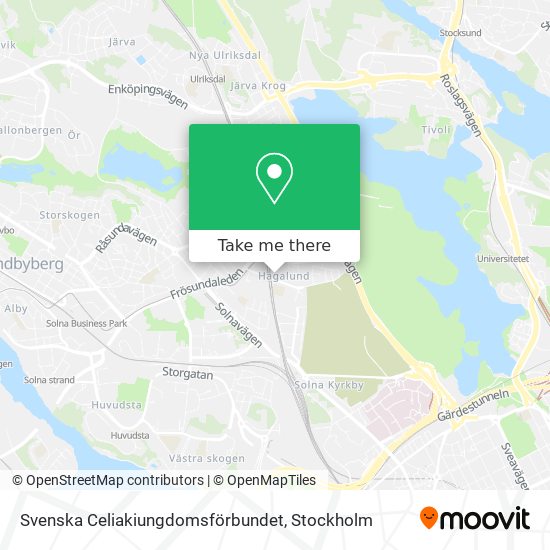 Svenska Celiakiungdomsförbundet map