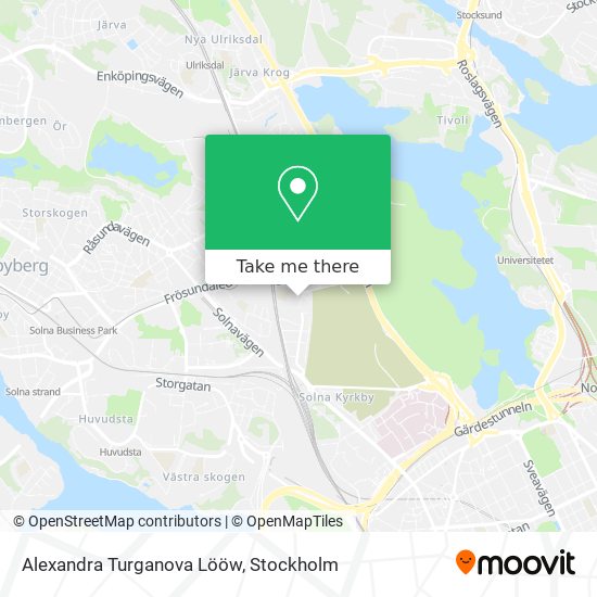 Alexandra Turganova Lööw map